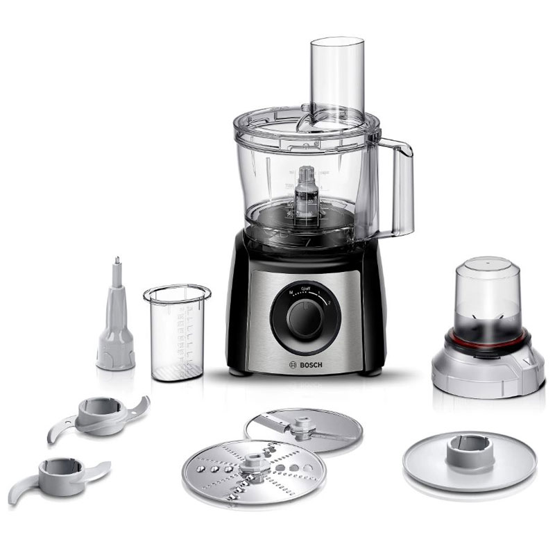 Bosch Robot da Cucina MultiTalent 3 Multifunzione con Accessori MCM3401M 800W