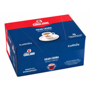 Caffè Cagliari Caffitaly System Box da 96 Capsule Gran Crema Deciso e Corposo